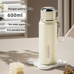 600ML/800ML/1000ML Nutikas termokruus 316 roostevabast terasest vaakumpudel V&auml;litingimustes kaasaskantav veepudel 600-1000ML