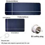 Maandusmatt magamiseks, stressi leevendamiseks &ndash; maandusalus koos kaabliga elektromagnetv&auml;ljade kaitseks, parema vereringe ja l&otilde;&otilde;gastumiseks EU Plug