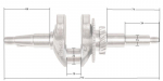 Wał Korbowy Loncin Lc40Zb20-1.7Q Lc148F-2 Część Oryginalna 130290687-0001