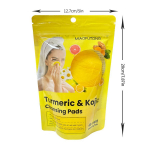 Kurkum Kojic Acid Cleansing Pad Facial Care S&uuml;gavpuhastav Kooriv Niisutav Brightening 40 tablets