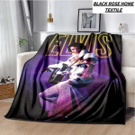 Moodne Kunst Retro 3D HD Prindiga E-Elvis-Presley Tekk Perekonna Magamistuba Pl&uuml;&uuml;sist Magamistekk V&auml;litingimustes Kontoris L&otilde;unapaus Voodilina 40x50in