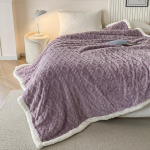 Taft kahekihiline lambavillane tekk 150*200cm helelilla v&auml;rv