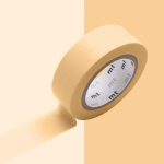 Masking Tape - ORIGINAL Masking Tape (MT) - Uni Pastel orange - Papier washi - 15 mm