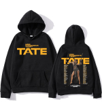 Tate McRae Miss Possessive Tour Hupparid Mehed Naised Moodsad Dressipluusid S&uuml;gis Talv Trendikad Pulloverid Y2K Kahepoolsed Vabaaja Huppari XXXL must