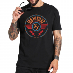 Rokkb&auml;ndi T-s&auml;rk Foo Fighters T-s&auml;rk, EL-i suurus, suvine, kvaliteetne 100% puuvillane pehme digitaaltr&uuml;kiga lihtsa &uuml;laosaga T-s&auml;rk XS must
