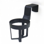 Universaalne auto auto ukse istmekinnitusega joogipudeli topsihoidja alus must