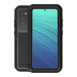 LOVE MEI Metallist l&ouml;&ouml;gikindel veekindel tolmukindel kaitse&uuml;mbris For Samsung Galaxy S20 must