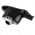 Mustast plastist nailonist kinnituspea rehvivahetusmasinale, l&auml;bim&otilde;&otilde;t 30 mm