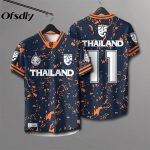 Tai FOOTBALL SOCCER RAHVUSMEESKONNA S&Auml;RK KODU F&Auml;NN Prindiga V-kaelus Unisex Mehed Naised Kiiresti Kuivav L&uuml;hikeste Varrukatega Vorm Elevandilogo Sport XXS