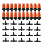 Kastja tilguti 25tk Kinnitus plastikust automaatne kastmine 360 ​​kraadi