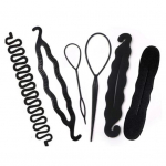 5/6/10/11/12 tk Juuste lokirullide komplekt Kiiresti kujundav vol&uuml;&uuml;mi suurendamine Vastupidav plastvaigust materjalid Juuste mahtu suurendavad t&ouml;&ouml;riistad 6