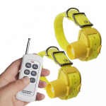 Lemmikloomade treenimise kaelarihm With 2 collar kollane