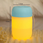 Kaasaskantav 300 ml &otilde;huniisutaja Aroma Oil Humidificador koduse auto USB jaheda udupihustiga koos v&auml;rvilise pehme &ouml;&ouml;valguse puhastajaga roosa