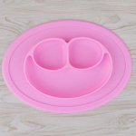 Smiley Face Silicone Baby Placemat: Jagatud s&ouml;&ouml;gialus lastele, toidukvaliteediga, &uuml;hes t&uuml;kis disain