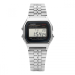 Casio A159w N1df A159w N1 Digitaalne Ruudukujuline Vintage Retro Avalik Metallkell A159W-N1DF