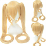 28 v&auml;rvi Miku cosplay parukas pikk kuumakindel s&uuml;nteetiline juukseklamber hobusesaba parukad + parukav&otilde;rk One Size