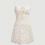 Euroopa ja Ameerika kevad-suvine slim fit seksikas pitsist lilleline naiste traksikleit L sinine