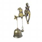 Vintage metallist kelluke poepidaja Palju &otilde;nne koputaja, tuulekella magnetiline seinariiputav kaunistus ruumi aiapoe esik&uuml;ljele, kingitus Horse