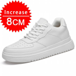 T&otilde;stetallaga tossud meestele, k&otilde;rgust lisavad kingad, k&otilde;rgust suurendavad sisetallad 8 cm, valged, mustad, k&otilde;rgemad kingad meestele, vabaaja, moekad, spordijalatsid, pluss suurus 37-45 44