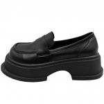 Retro Naiste Kingad Mood Keskmise Kontsaga Paksu Tallaga Platvorm Retro Loaferid Kevad S&uuml;gis Madalad Naiste Mary Jane Kingad Zapatillas Mujer 35 must