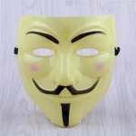 1 tk Cosplay kost&uuml;&uuml;mid Anime Cosplay mask n&auml;ole peakatete jaoks Halloweeni peomaski rekvisiidid kollane