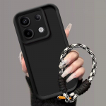 Infinix Smart 7 India jaoks &uuml;mbris Infinix Smart 7 Plus telefoni&uuml;mbris Punutud kaelapaelaga kate Nahatunnetusega kaitse P&otilde;rutuskindel &uuml;mbris Infinix Smart 7 (India)
