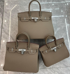 Suure mahutavusega lit&scaron;imustriga togo kuldne ja h&otilde;bedane teemant ehtsast nahast pealisnahast lehmavillast moodne ja mitmek&uuml;lgne &uuml;he &otilde;laga k&auml;ekott 35x18x25cm strapless h&otilde;be/khaki