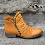 Naistemood Tursked madala kontsaga t&otilde;mblukuga poolsaapad &uuml;hev&auml;rvilised kunstnahast l&uuml;hikesed saapad, vabaaja lamedad s&uuml;gis- ja talvejalatsid naistele 35