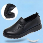 Kevadised pehme tallaga jalavarjud mustad nahast kingad libisemisvastased vabaajajalatsid Naiste mugavad t&ouml;&ouml;jalatsid, tossud 41EU/CN42