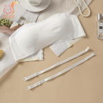 Naistele m&otilde;eldud &otilde;lapaelteta rinnahoidja esikinnitusega push-up aluspesu ilma traadita t&otilde;stetava libisemiskindla bandeau rinnahoidjata L