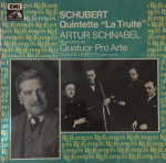 LP Plaat FRANZ SCHUBERT ARTUR SCHNABEL PRO Kvartett Forell 2C05143349 LA VOIX DE SON 1982 Prantsusmaa Klassikaline Kasutatud