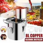 8/10/12/22/35L vastupidav kodu DIY Distiller Moonshine Alcohol Roostevaba vask Alkohol Viski Vesi Vein eeterlike &otilde;lide pruulimiskomplekt