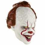 Pennywise klounimask Stephen Kingi IT Halloween Cosplay t&auml;ismaski kost&uuml;&uuml;m
