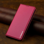 Nahast magnet&uuml;mbris Xiaomi Poco X6 5G &uuml;mbrisele Poco X6 kate Funda Xiaomi PocoX6 X 6 X5 Pro 5G klapiga alusega telefoni&uuml;mbriste jaoks for Poco X6 5G