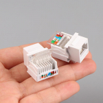 5 tk Rj45 pistiku teabepesa arvuti v&auml;ljalaskeava kaabli adapteri pistik