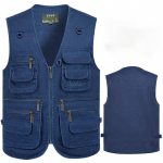 8XL 9XL 10XL Meeste Vabaaja Suvine Suur Suurus Puuvillane Varrukateta Vest Paljude 16 Taskuga Meeste Mitmetaskuline Fotograafia V&ouml;&ouml;vest L