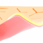 Meditsiiniline naha&otilde;mbluspraktika silikoonpadjaga haava simuleeritud kirurgiline koolitus