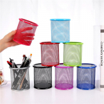 Sepia v&auml;rvi &uuml;mmargune v&otilde;rk metallist ruudukujuline &otilde;&otilde;nes pliiatsihoidja &otilde;pilase kirjatarbed laua kontoritarvete hoiustamise kaunistus 1