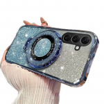 Luksus Samsung Galaxy A16 A36 5G 36 A 16 4G Magnetiline Stend S&auml;delev Magsafe &Uuml;mbris Samsung A36 A16 5G 16 4G Silikoonkate SamsungGalaxy A36 5G sinine