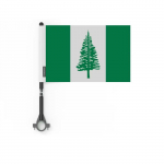 Drapeau &ndash; Norfolk &ndash; 5 t&uuml;kki &ndash; 14 x 21 cm &ndash; pol&uuml;ester &ndash; v&auml;limine &ndash; mitmev&auml;rviline