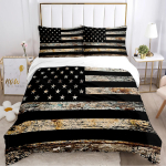 USA UK Riigilipu Digitaalne Pol&uuml;ester Tekikott Voodipesukomplektid Pehme Tekikott ja Padjap&uuml;&uuml;rid Teismelistele &Uuml;hekohaline/Kahekohaline/Queen/King AU Double(180x210cm)