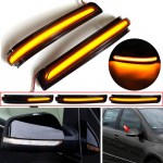 Mercedes Benz A B klass W169 W245 Facelift 2008-2012 jaoks LED d&uuml;naamilised k&uuml;lgpeegli suunatuled j&auml;rjestikused suunatuled