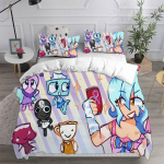 Dandy's World Voodikomplektid Voodikate Tekk Voodikate Padjap&uuml;&uuml;r 2-3-osalised komplektid Laste T&auml;iskasvanute Magamistoa Sisustus US Twin173x218cm