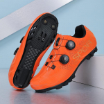 Professionaalsed Meeste Jalgrattakingad Hingavad K&otilde;va Tallaga Booster Maanteeratturi Lukustuskingad Naiste SPD Maanteeratturi V&otilde;istluskingad 44 oranž