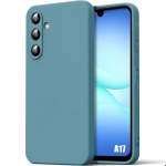 Coque de Protection - BOOLING - Samsung Galaxy A17 4G/5G - Silicone Anti-Rayures Antichoc Vert Bleu