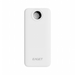 EAGET 20000mAh Power Bank PD 22.5W &Uuml;likiire Laadimine Power Bank LED Akun&auml;idikuga iPhone 14-17 Android/Samsung/Tahvelarvuti jaoks valge
