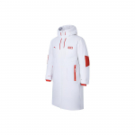 Anta X Chenpeng Logo Vabaaja Kapuutsiga T&otilde;mblukuga Keskmise Pikkusega Puhverjakk Meeste &Uuml;ler&otilde;ivad Lumivalge 152418904-2 XXL