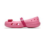 Crocs Keeley Charm Flat vabaaja rannasandaalid laste sandaalid roosad 206949-669 30-31