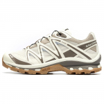 Salomon XT-Quest kangast paeltega kinnitatavad lamedad &uuml;mara ninaga toestusega madala s&auml;&auml;rega matkajalatsid unisex matkajalatsid helehall-pruun pipar-valge 475413 44⅔