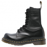 MM6 Maison Margiela X Dr. Martens 1490 / 1461 Vasikanahast &Uuml;marotsalised Paelkinnitusega Pahkluusaapad 4cm Unisex pahkluusaapad Must 32185001 41